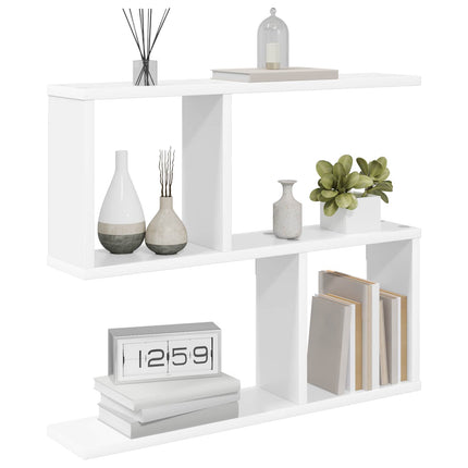 Vägg hylla Vit 60 x 12 x 50,5 cm Konstruerat trä