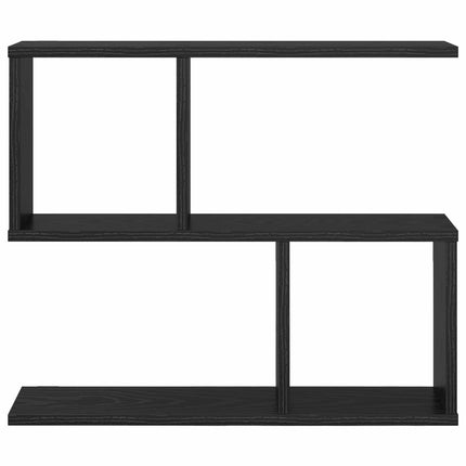 Vägg hylla Svart ek 60 x 12 x 50,5 cm Konstruerat trä