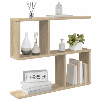 Vägg hylla Sonoma-ek 60 x 12 x 50,5 cm Konstruerat trä