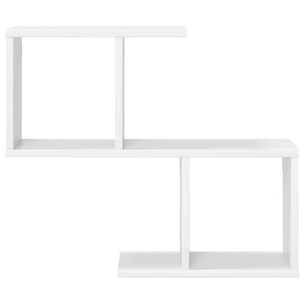 Vägg hylla Vit 60 x 12 x 50,5 cm Konstruerat trä