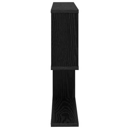 Vägg hylla Svart ek 60 x 12 x 50,5 cm Konstruerat trä