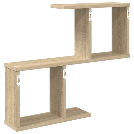 Vägg hylla Sonoma-ek 60 x 12 x 50,5 cm Konstruerat trä