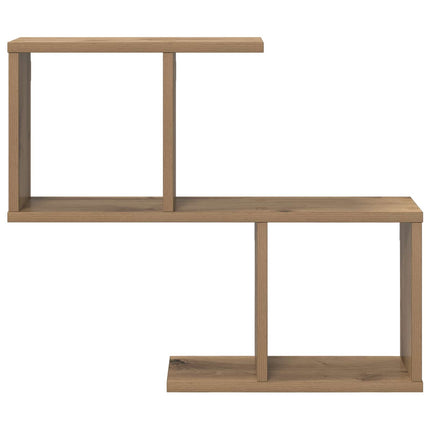 Vägg hylla Artisan-ek 60 x 12 x 50,5 cm Konstruerat trä