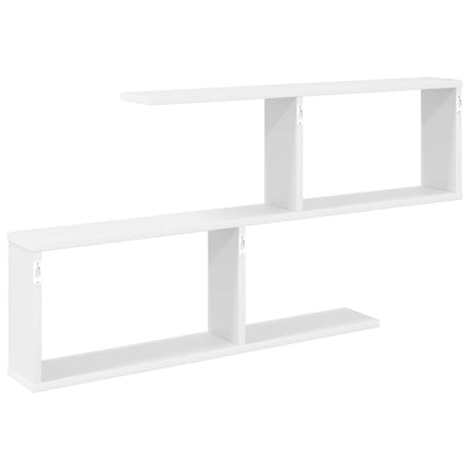 Vägg hylla Vit 100 x 12 x 50,5 cm Konstruerat trä