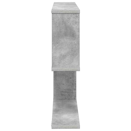 Vägg hylla Betonggrå 100 x 12 x 50,5 cm Konstruerat trä