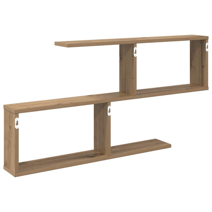 Vägg hylla Artisan-ek 100 x 12 x 50,5 cm Konstruerat trä