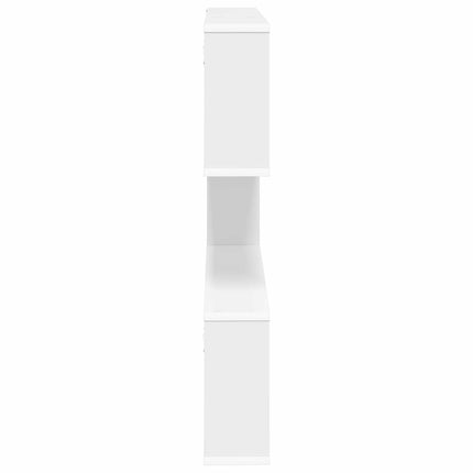 Vägg hylla Vit 80 x 12 x 79,5 cm Konstruerat trä