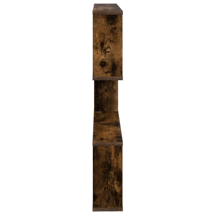 Vägg hylla Rökt ek 80 x 12 x 79,5 cm Konstruerat trä