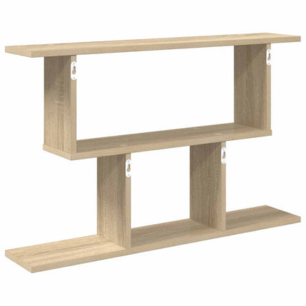 Vägg hylla Sonoma-ek 80 x 15 x 50,5 cm Konstruerat trä