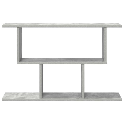 Vägg hylla Betonggrå 80 x 15 x 50,5 cm Konstruerat trä