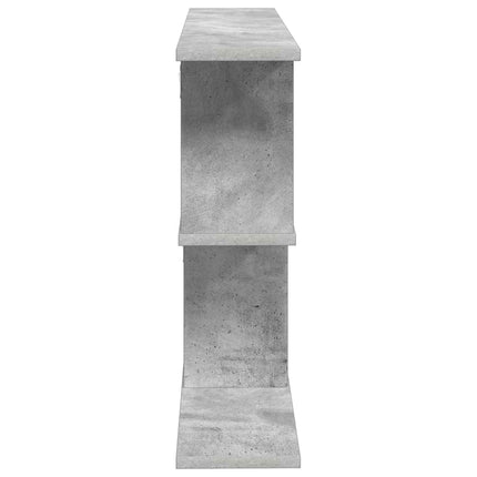 Vägg hylla Betonggrå 80 x 15 x 50,5 cm Konstruerat trä