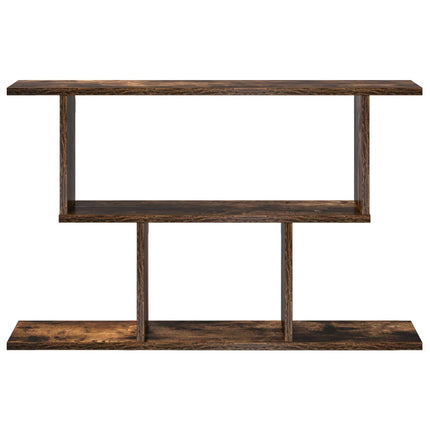 Vägg hylla Rökt ek 80 x 15 x 50,5 cm Konstruerat trä