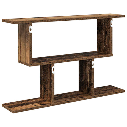 Vägg hylla Gammalt trä 80 x 15 x 50,5 cm Konstruerat trä