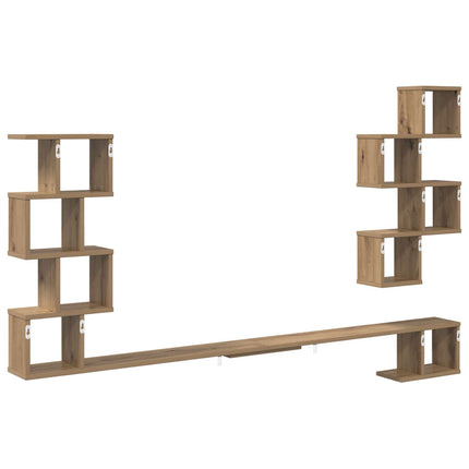 Väggmonterad TV-hylla Artisan-ek 180 x 15 x 94 cm