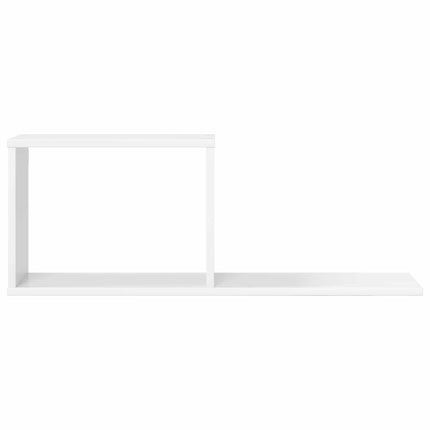 Flytande hyllor Vit 80 x 15 x 30 cm Konstruerat trä