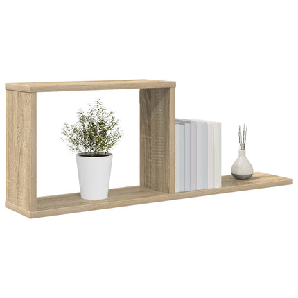 Flytande hyllor Sonoma-ek 80 x 15 x 30 cm Konstruerat trä