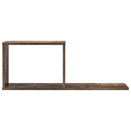 Flytande hyllor Rökt ek 80 x 15 x 30 cm Konstruerat trä