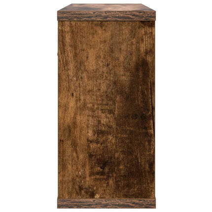 Flytande hyllor Rökt ek 80 x 15 x 30 cm Konstruerat trä