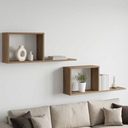 Flytande hyllor 2 pcs Artisan-ek 80 x 15 x 30 cm