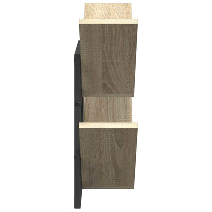 Väggflytande Hylla Sonoma-ek 43 x 15 x 47 cm Konstruerat trä