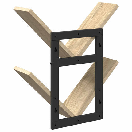 Väggflytande Hylla 2 pcs Sonoma-ek 43 x 15 x 47 cm