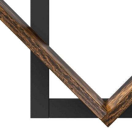 Väggflytande Hylla Rökt ek 43 x 15 x 47 cm Konstruerat trä