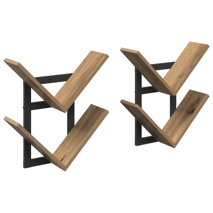 Väggflytande Hylla 2 pcs Artisan-ek 43 x 15 x 47 cm