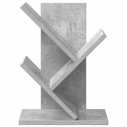 Trä Bokhylla 3-Tier 30 x 18 x 40 cm Konstruerat trä Betonggrå