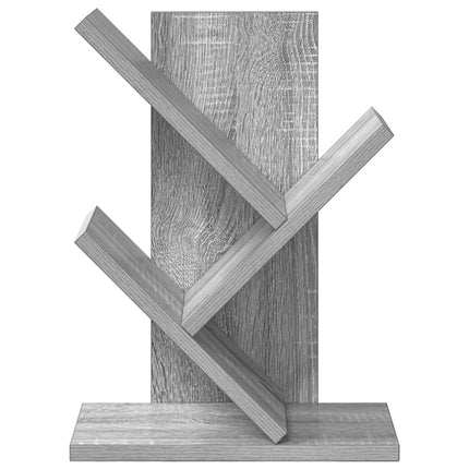 Trä Bokhylla 3-Tier 30 x 18 x 40 cm Konstruerat trä Grå Sonoma