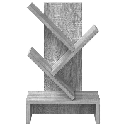 Trä Bokhylla 3-Tier 30 x 18 x 48 cm Konstruerat trä Grå Sonoma