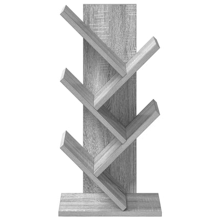 Trä Bokhylla 4-Tier 30 x 18 x 60 cm Konstruerat trä Grå Sonoma
