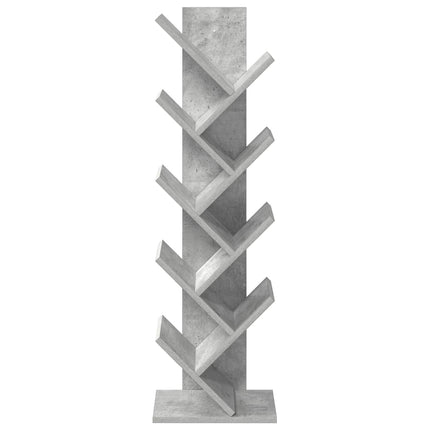 Trä Bokhylla 6-Tier 30 x 18 x 100 cm Konstruerat trä Betonggrå