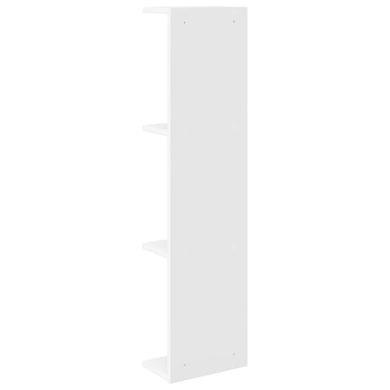 Vägg hylla Vit 25 x 15 x 100 cm Konstruerat trä
