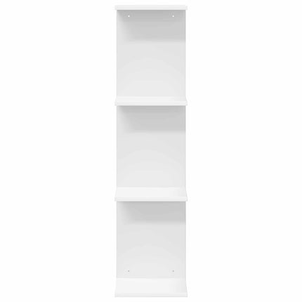 Vägg hylla Vit 25 x 15 x 100 cm Konstruerat trä