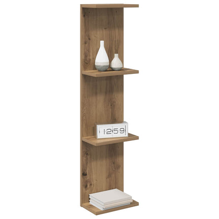 Vägg hylla Artisan-ek 25 x 15 x 100 cm Konstruerat trä