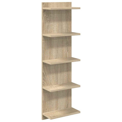Vägg hylla Sonoma-ek 30 x 15 x 100 cm Konstruerat trä