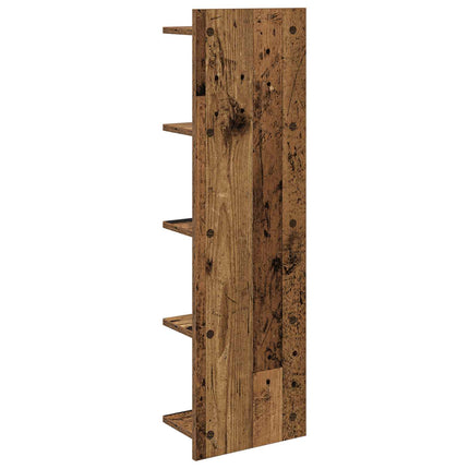 Vägg hylla Gammalt trä 30 x 15 x 100 cm Konstruerat trä