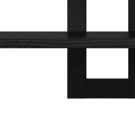 Flytande hyllor Svart ek 40 x 15 x 40 cm Konstruerat trä