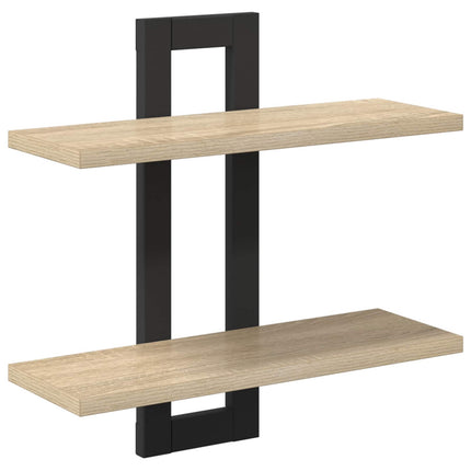 Flytande hyllor Sonoma-ek 40 x 15 x 40 cm Konstruerat trä