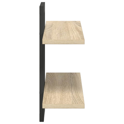 Flytande hyllor Sonoma-ek 40 x 15 x 40 cm Konstruerat trä