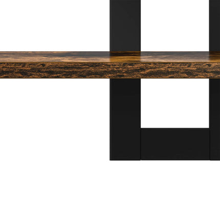 Flytande hyllor Rökt ek 40 x 15 x 40 cm Konstruerat trä
