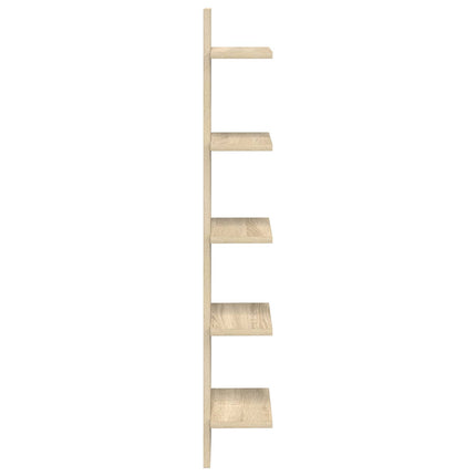 Vägg hylla Sonoma-ek 22 x 15 x 100 cm Konstruerat trä