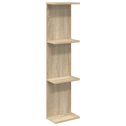 Vägg hylla Sonoma-ek 22 x 15 x 100 cm Konstruerat trä