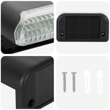Utomhus solcellslampor med markspik 8 pcs Varmvit 4,5 cm