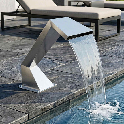 Pool Vattenfall Rostfritt stål 63,5 x 29 x 51 cm Silver