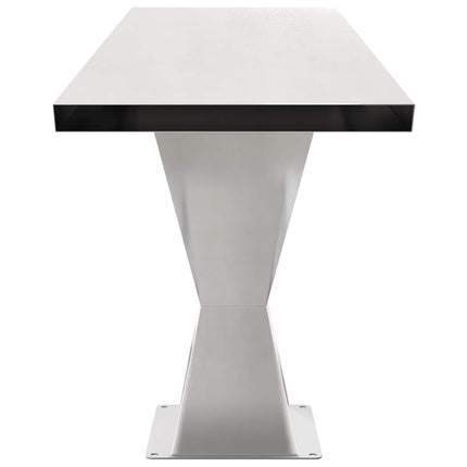 Poolfall med RGB LEDs Rostfritt stål 63,5 x 29 x 51 cm Silver