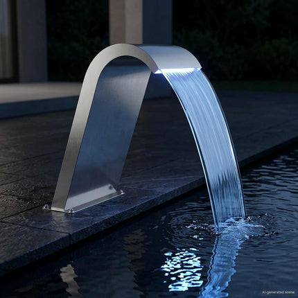 Pool Fontän Silver 47 x 31 x 60 cm Rostfritt stål