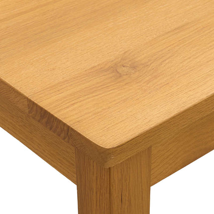 Matbänk 95 x 32 x 45 cm Massivt Ekträ Naturlig