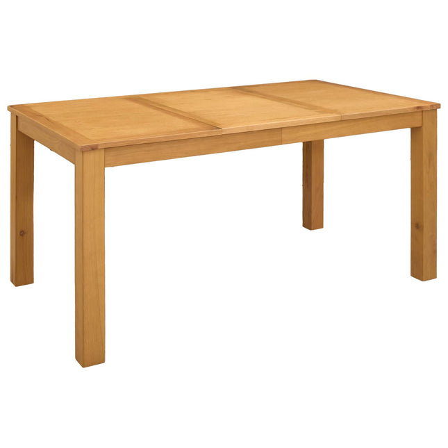Matbord SNEEK 150 x 85 x 75 cm Massivt Ekträ Naturlig