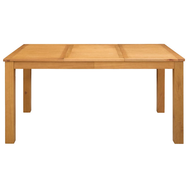 Matbord SNEEK 150 x 85 x 75 cm Massivt Ekträ Naturlig